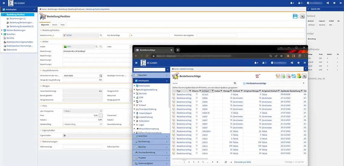 Effizientes Bestellwesen